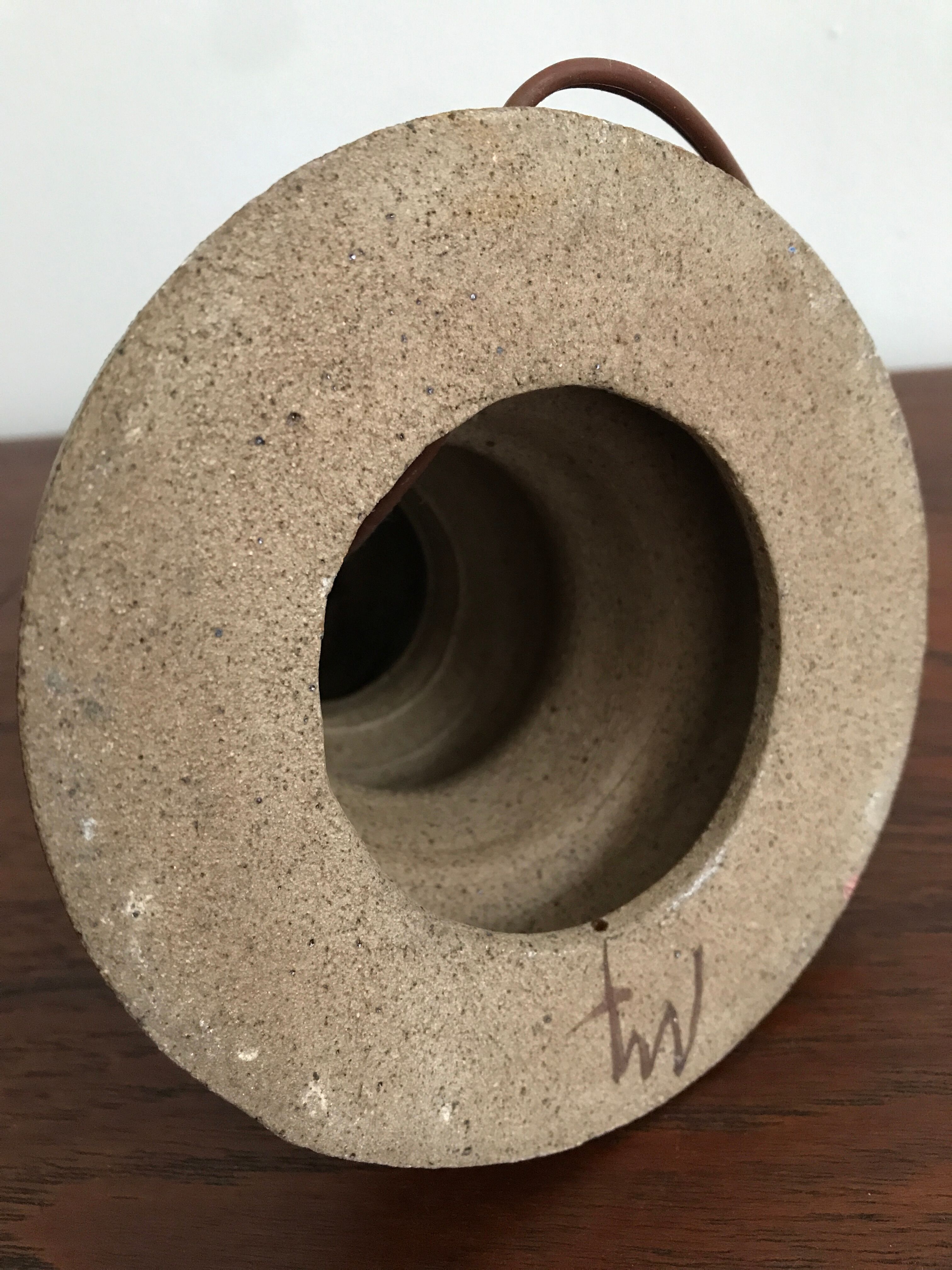 Pyrite stoneware lamp foot 60s