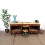 Vintage workbench desk countertop