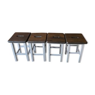Wooden painter's stools