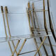 4 chaises pliantes « les invisibles » pour Marais international 1970
