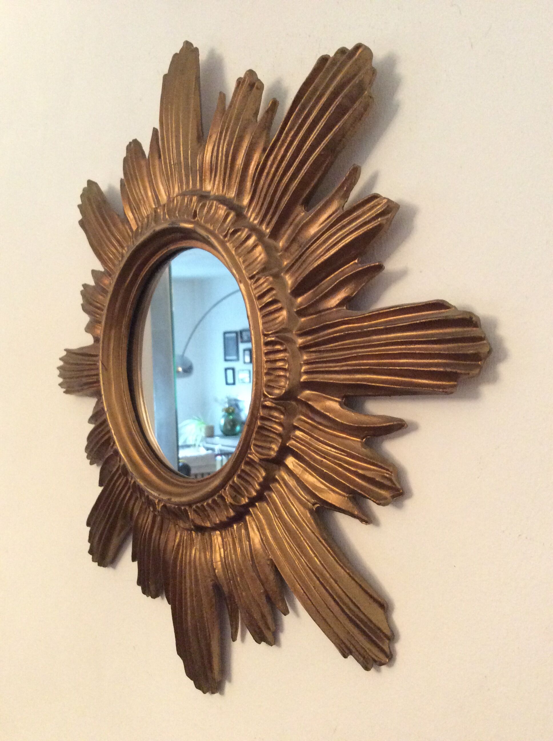 Golden sun mirror of the 70s