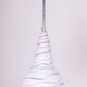 Mid-Century Czech Chromed Steel and Milk Glass Pendant Light, 1960s