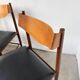 Set of 4 Italian chairs by Gianfranco Frattini.