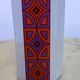 Porcelain vase with psychedelic decoration Arzberg Germany - 1960