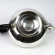 Christofle teapot in silver-plated metal and blackened wood – late 19th century