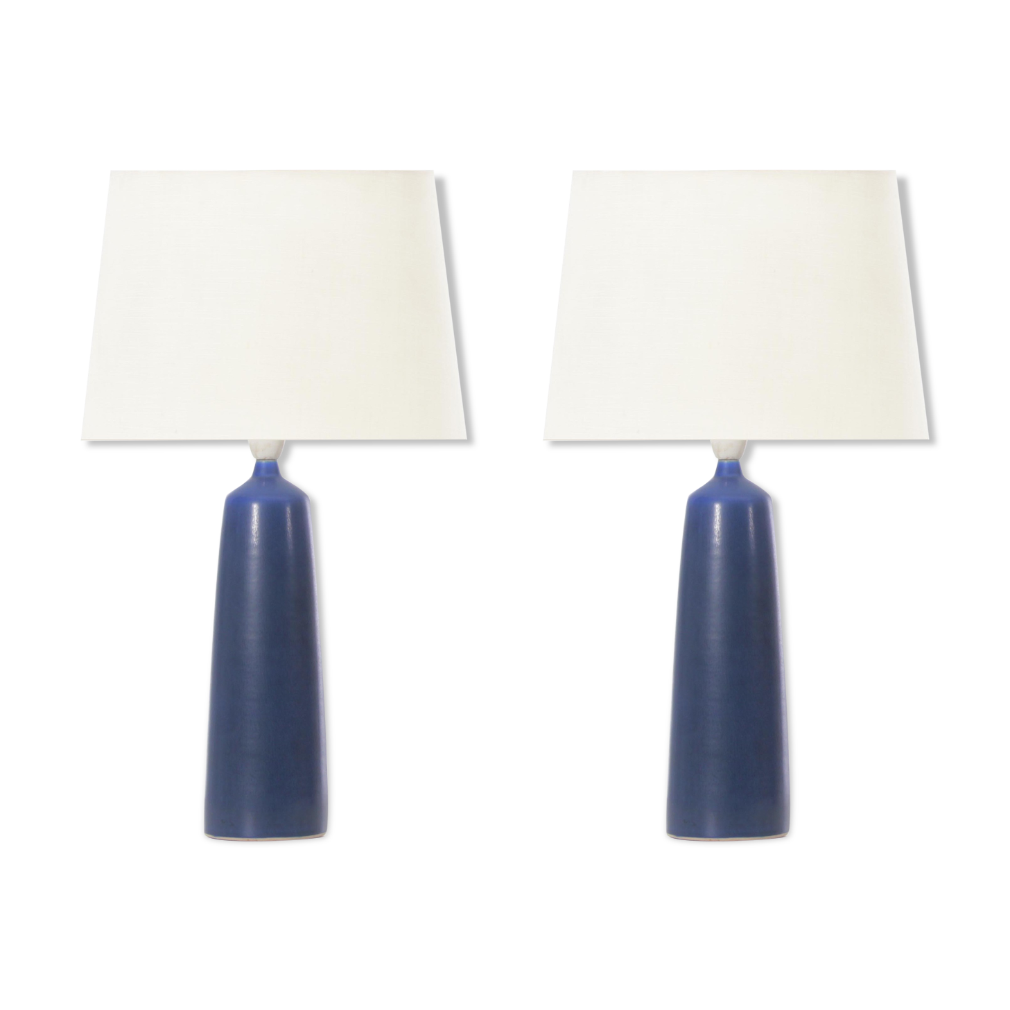 Paire de lampes scandinaves en céramique Palshus modèle DL8