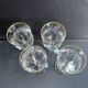 4 Daum water glasses with gold putoises
