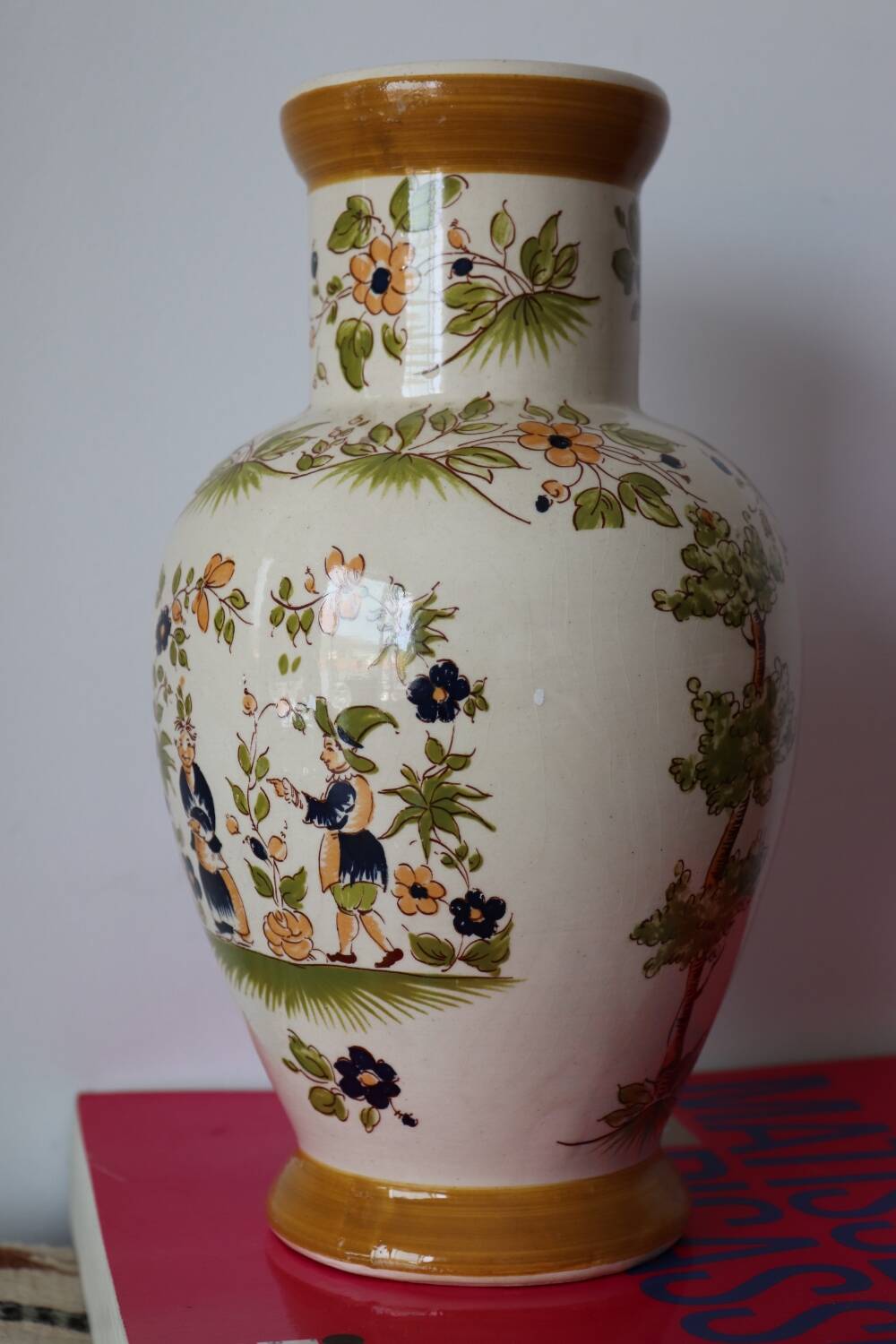 Vintage Moustier vase