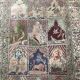 Old kaysery turkey rug in handmade silk 85x216 cm