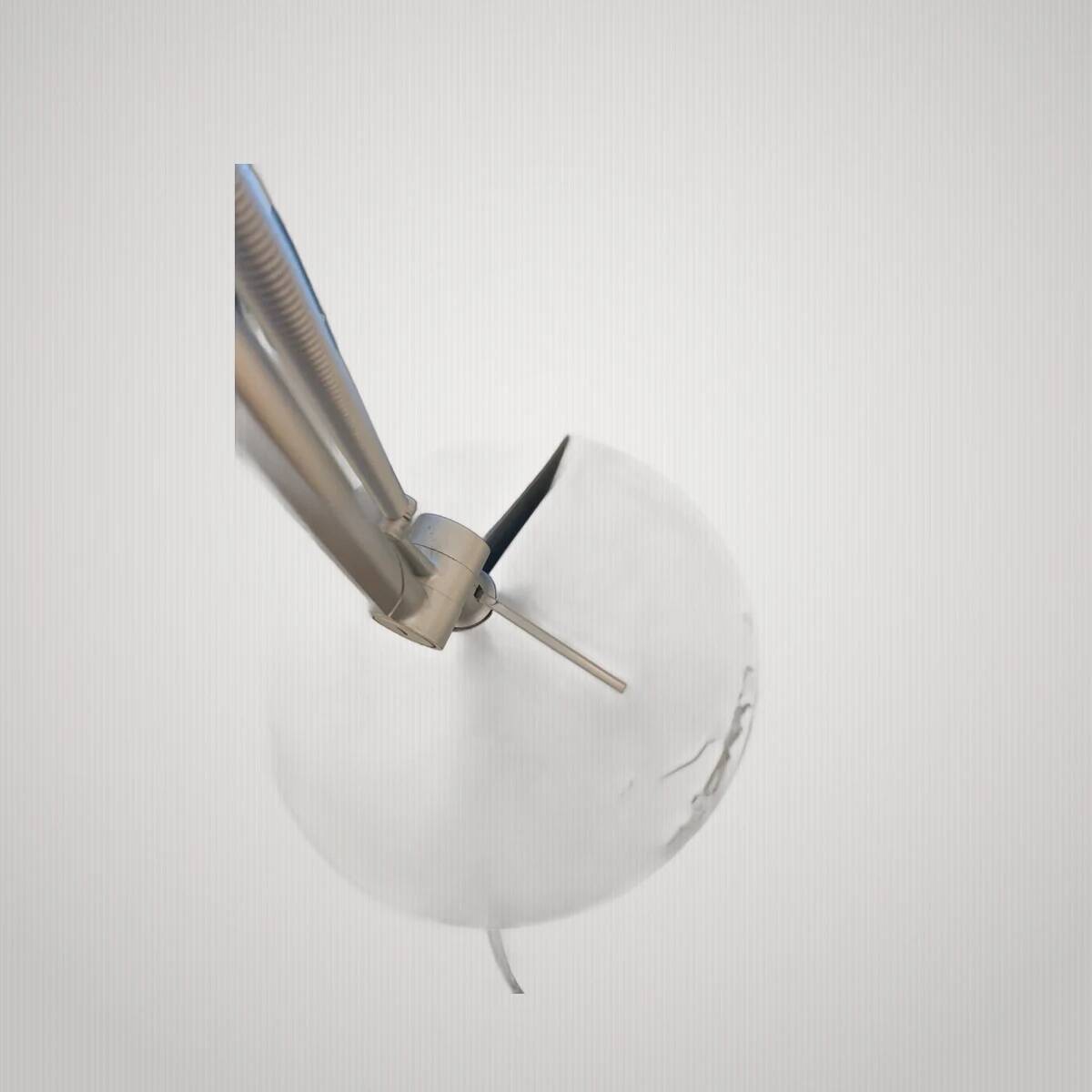 Philippe Starck Archimoon K lamp for Flos 1998 with red collar.