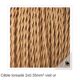 Mini ceramic lamp, braided fabric cable