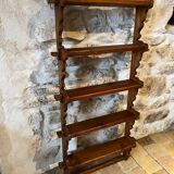 Old wooden shelf 1980 chalet decor