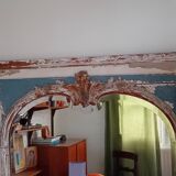 Very large mirror (174 cm x 104 cm) old neo-classical early 20th century