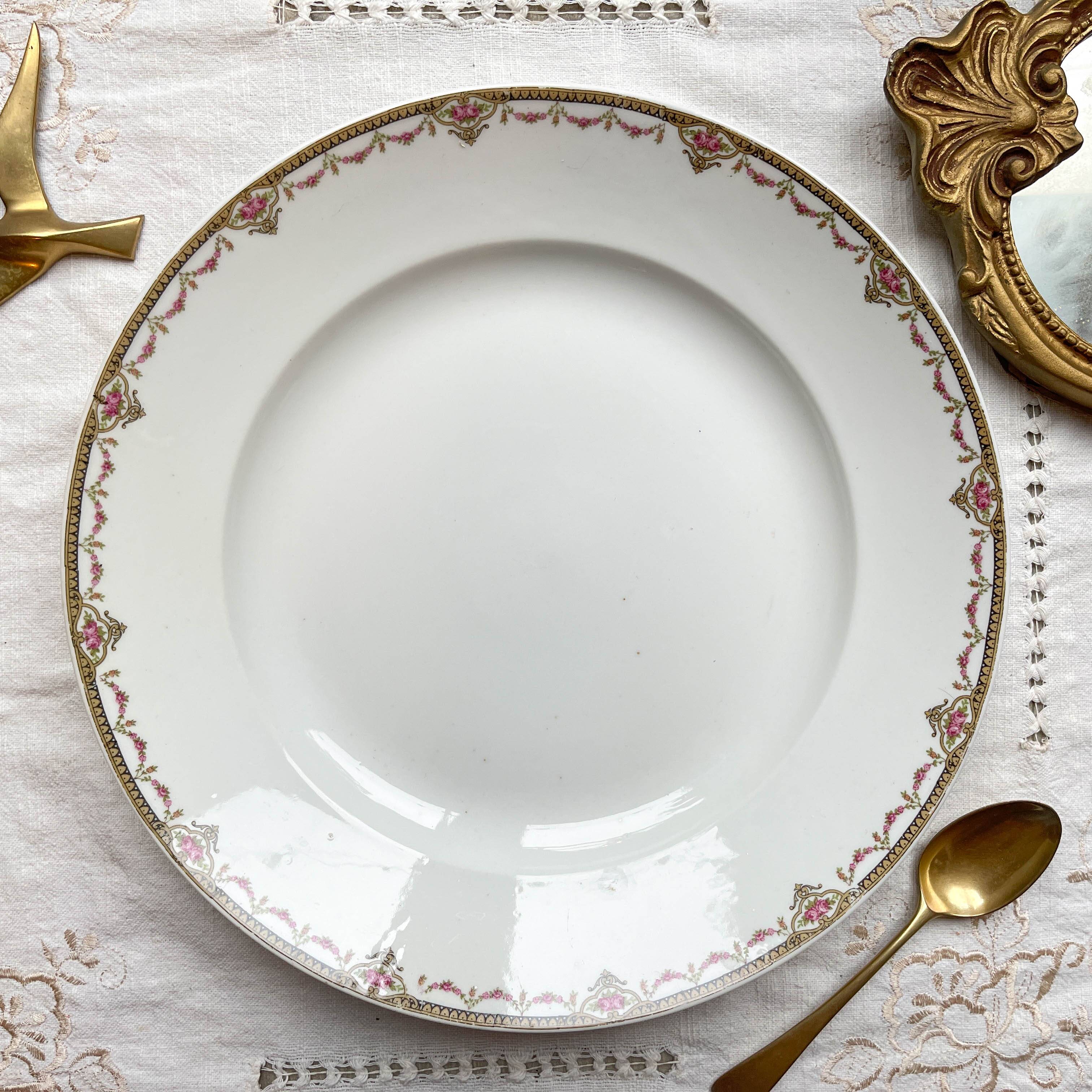 Vintage LIMOGES porcelain dish F LEGRAND & cie made in France