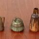 Lot de 3 céramiques Denbac Art-Déco en grès flammé 1930.
