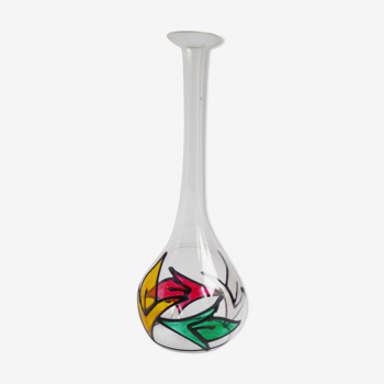 Vase soliflore en verre soufflé