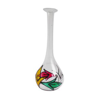 Vase soliflore en verre soufflé