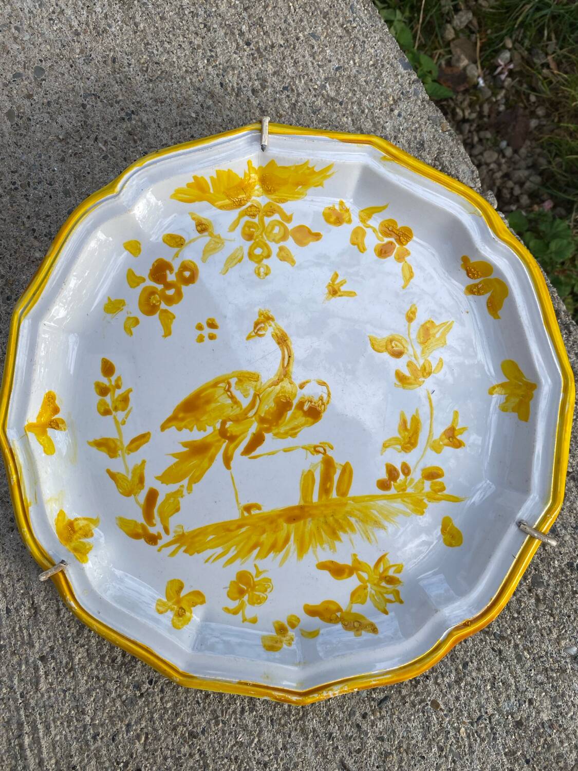 Moustiers decor plate