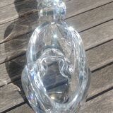 Vide poche en cristal forme de lapin de la cristallerie d'arques made in france