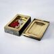Tessellated faux tortoiseshell & brass jewellery box, Italy, 1970s