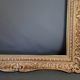 Old frame Montparnasse carved wood patinated 79x68 cm foliage 61x50.7 cm SB