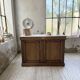 Oak and marble counter 1950