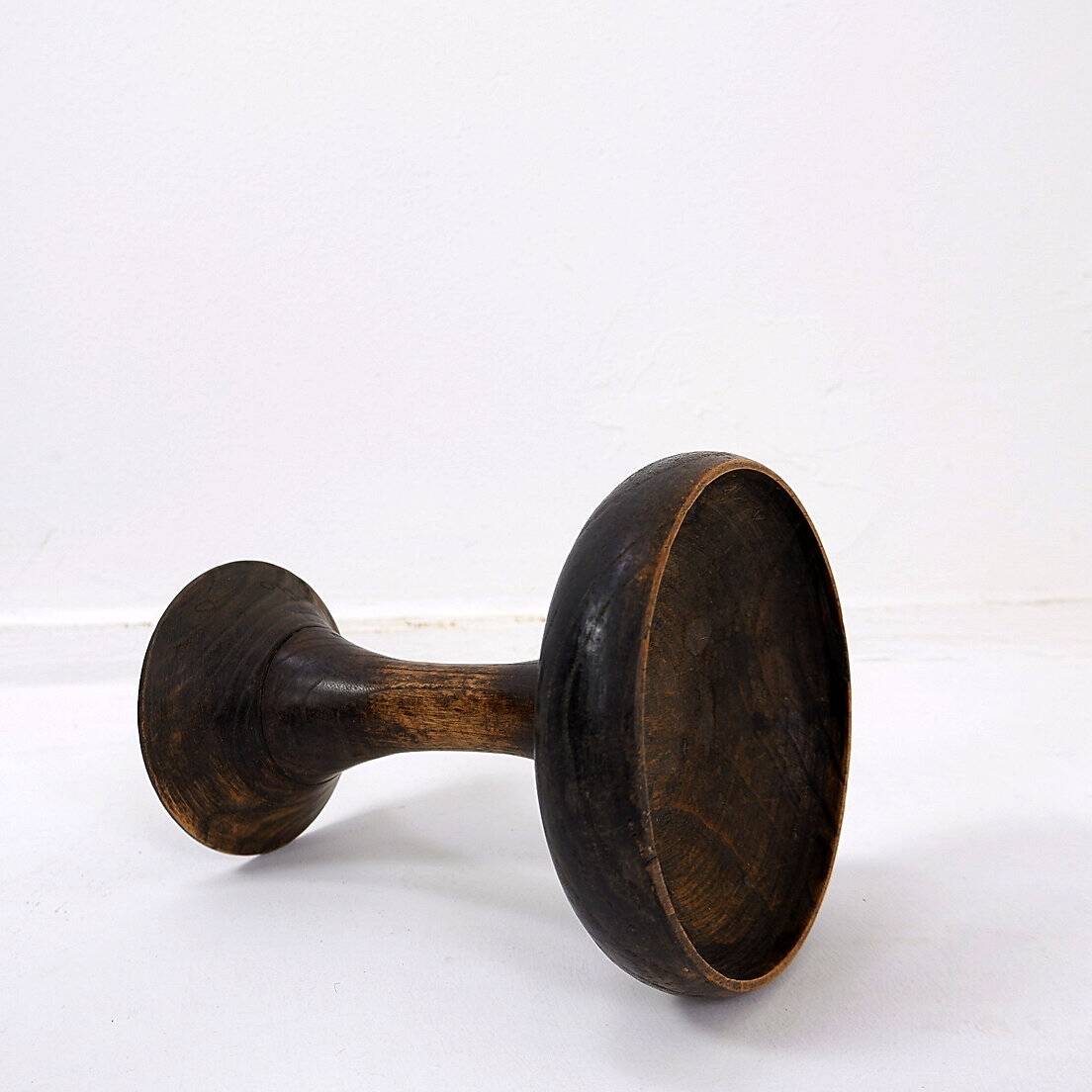 3 African wooden cups