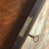 Restoration period mahogany desk and display case