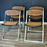 Vintage folding can chairs