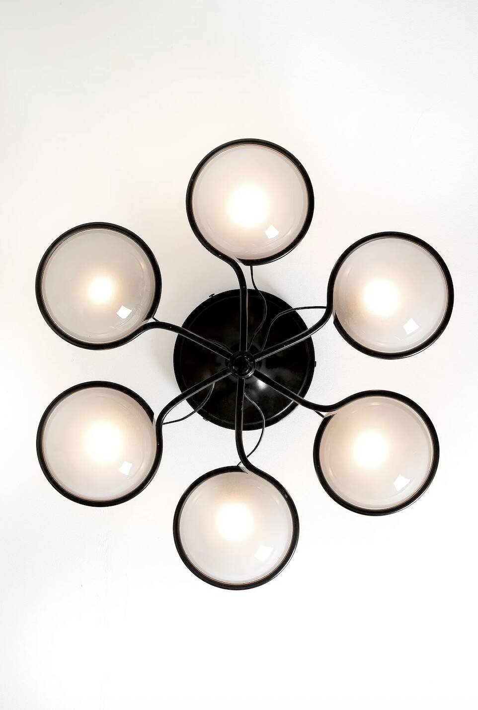 Gino Sarfatti ceiling light model 2042/6 original edition Arteluce