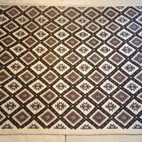Tunisian hand-woven pure wool rug 295/202