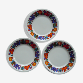 3 Assiettes creuses  Villeroy & Bosch modèle Acapulco