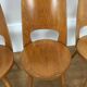 Set of 4 chairs Baumann Mondor 60s bistro