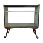 Console sur roulettes vintage années 60