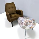 Triangular Wooden Coffee Table by Carmelo La Gaipa, Italy 2018