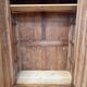 19th-century walnut wardrobe