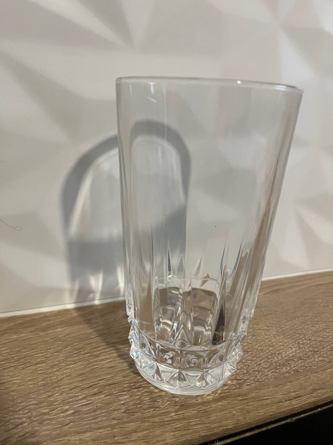 6 verres haut en cristal d’Arques