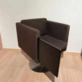 Set of Dutch Cubic Swivel Chairs with Tableau by Lensvelt, 2001