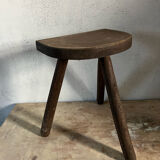 Wooden tripod stool