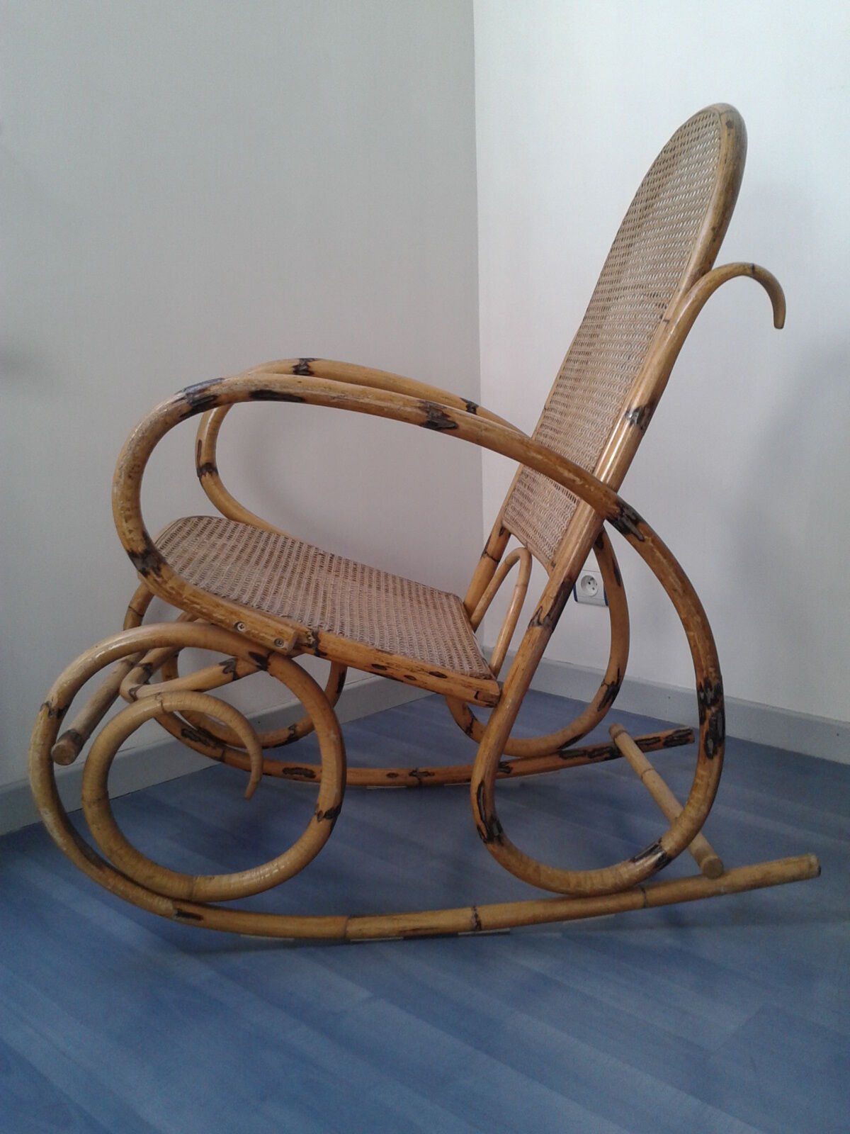 Rocking chair vintage 70
