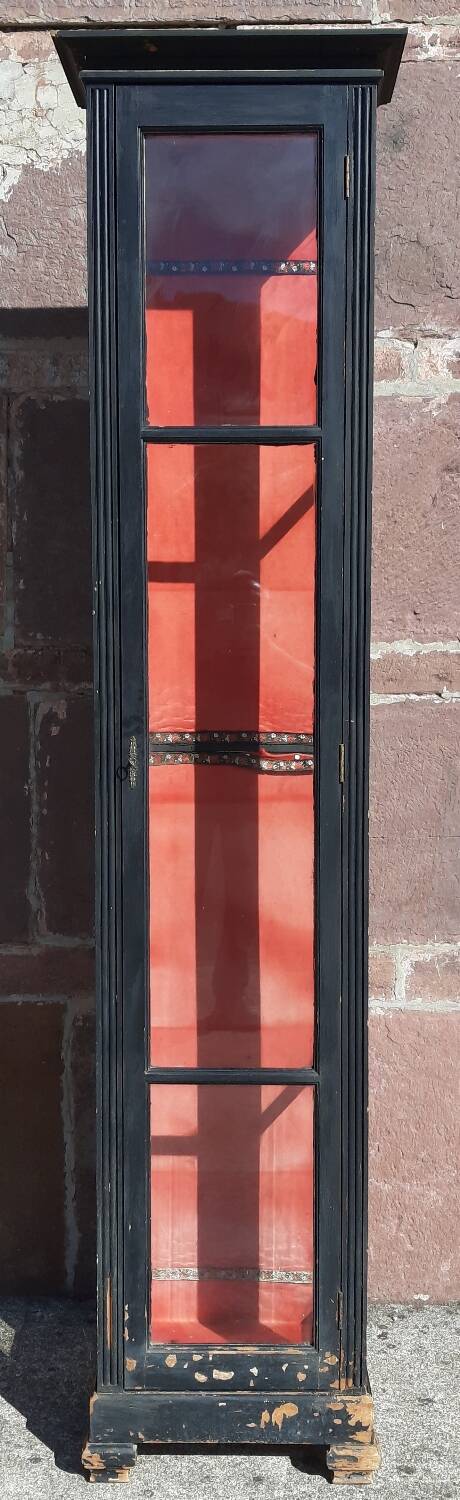 Museum display cabinet, 19th century. (Height 262 cm.)