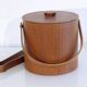 Vintage teak ice bucket 1960s