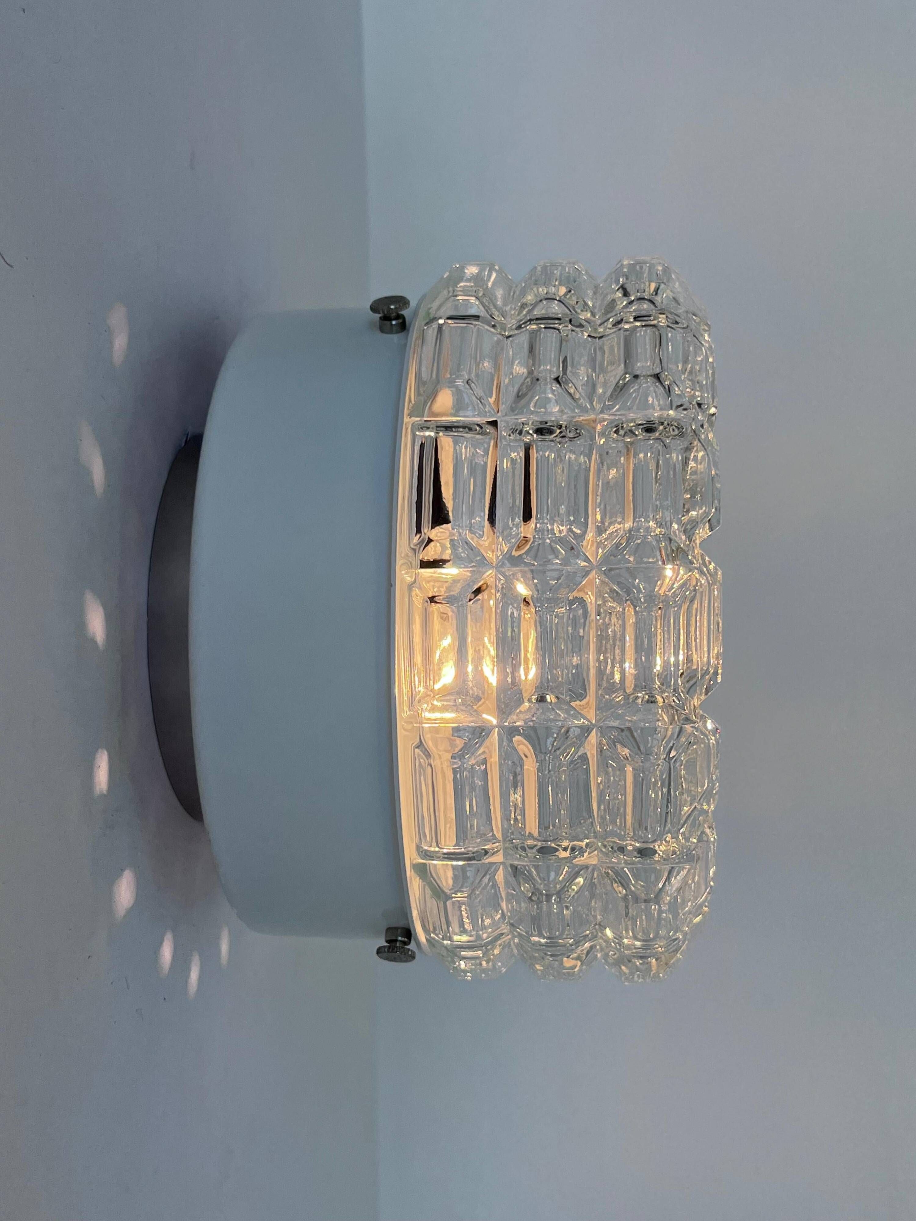 DESIGN Wall or Ceiling Lamp Midcentury, Flushmount, 1970 - 5 pieces available