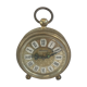 Old Blessing alarm clock gilded metal openwork outline vintage decoration
