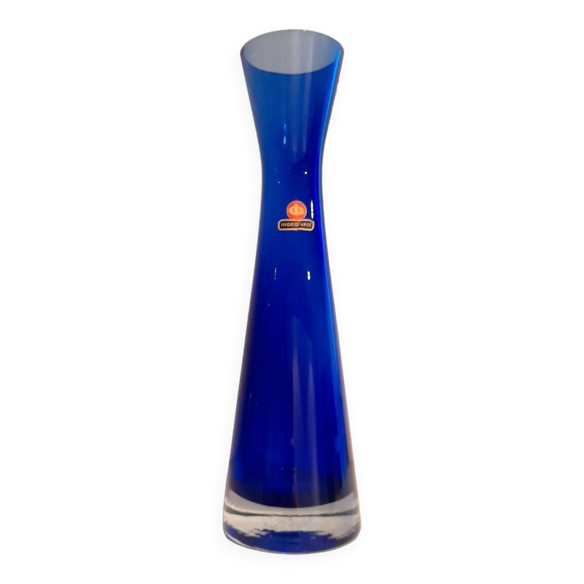Ingrid Glass diabolo vase 1960