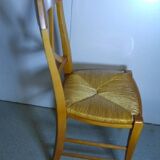 Beech cross chair, work chair