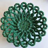 Vallauris woven ceramic fruit bowl basket