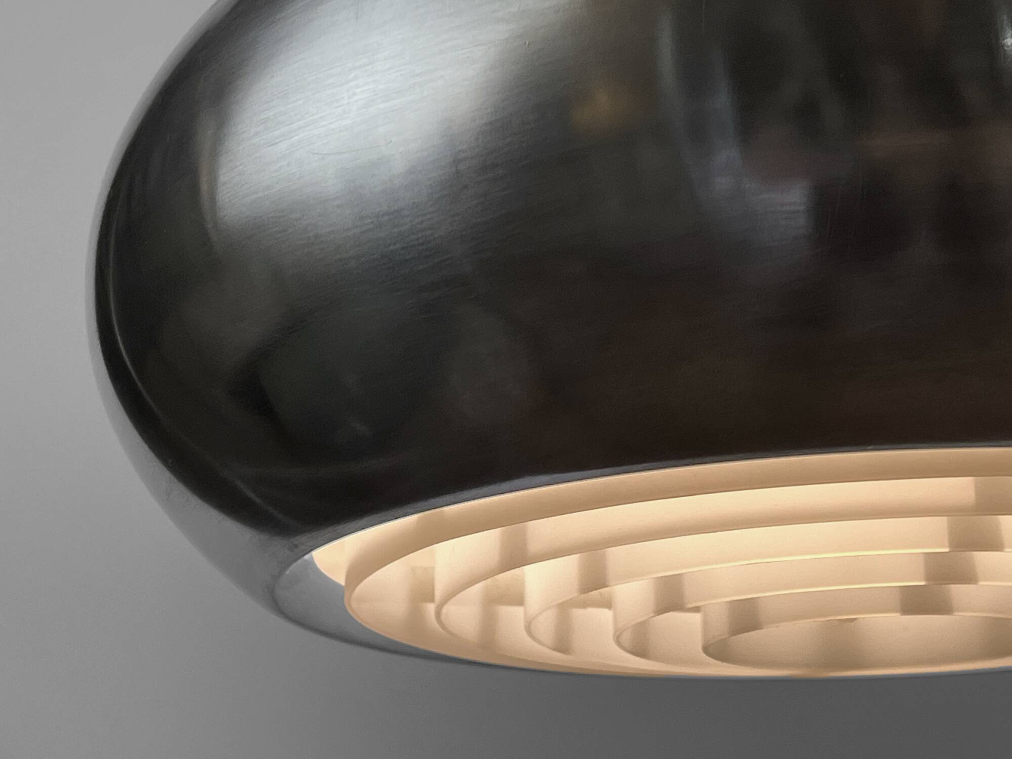 “Medio” pendant light by Jo Hammerborg for Fog & Mørup. Denmark 1960s