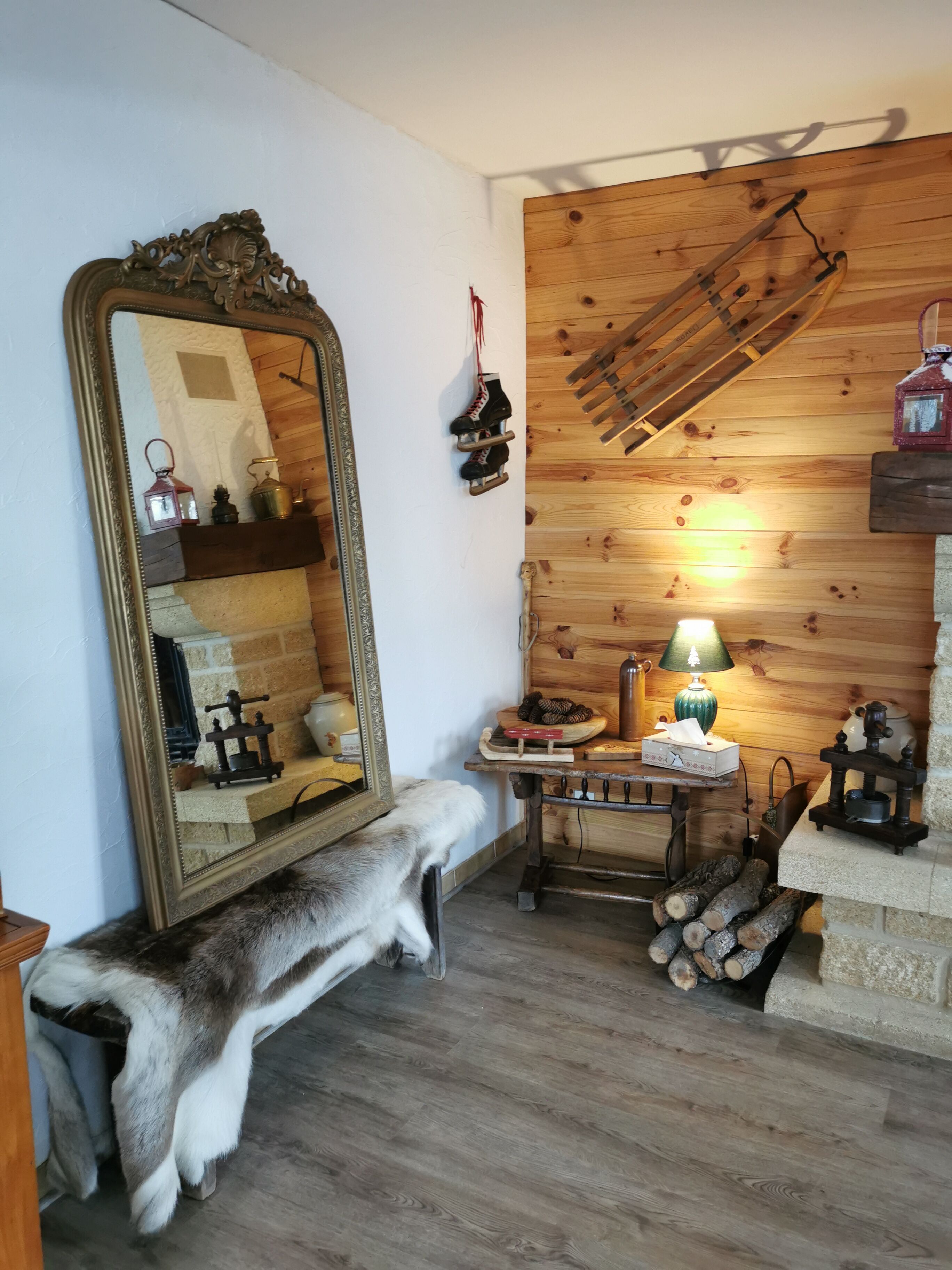 Louis Philippe mirror 151 x 84 cm pediment