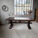Table de monastère XXL en chêne, 19ème s.
